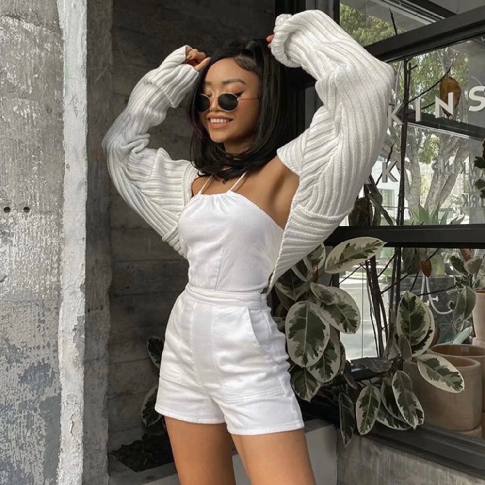 Gray 100%cotton knitted long sleeves casual sha… - Picture 12 of 17